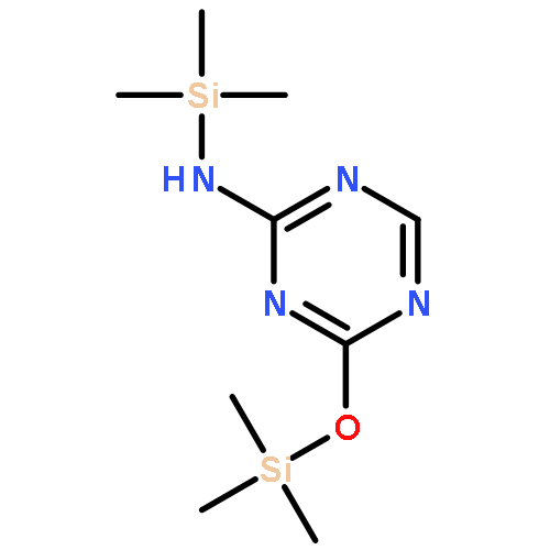 N-(trimethylsilyl)-4-(trimethylsilyloxy)-1,3,5-triazin-2-amine