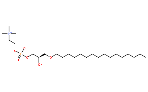 1-O-hexadecyl-2-hydroxy-sn-glycero-3-phosphocholine