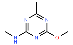 2-甲氧基-4-甲基-6-(甲氨基)-1,3,5-三嗪