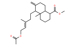 methyl (1S,4aS,5R,8aR)-5-[(E)-5-acetyloxy-3-methyl-pent-3-enyl]-4a-methyl-6-methylidene-decalin-1-carboxylate