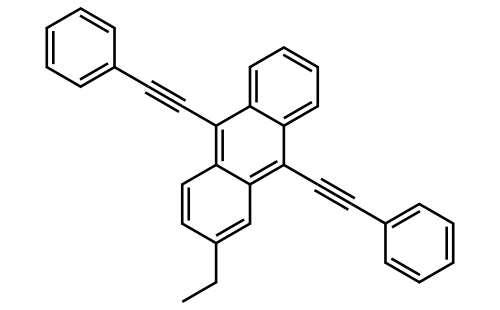 2-ethyl-9,10-bis(phenylethynyl)anthracene