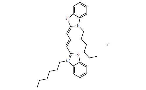 DiOC6(3) [3,3'-Dihexyloxacarbocyanine iodide]