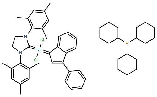 (SP-5-41)-[1,3-Bis(2,4,6-trimethylphenyl)-2-imidazolidinylidene]dichloro(3-phenyl-1H-inden-1-ylidene)(tricyclohexylphosphine)ruthenium
