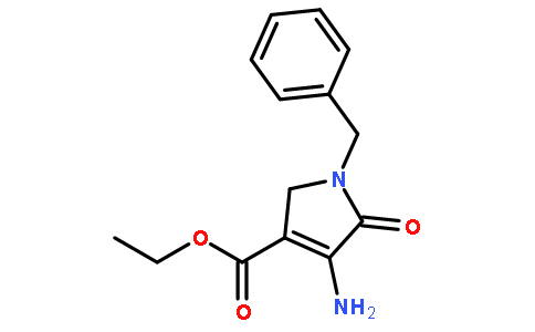 Ethyl 4-amino-1-benzyl-5-oxo-2,5-dihydro-1H-pyrrole-3-carboxylate