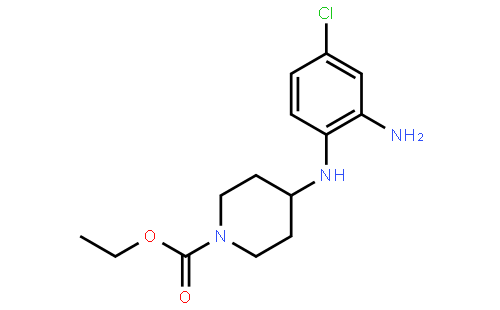 Ethyl 4-((2-amino-4-chlorophenyl)amino)piperidine-1-carboxylate