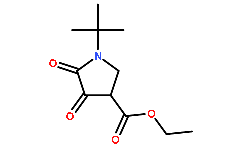 Ethyl 1-t-butylpyrrolidin-2,3-dione-4-carboxylate