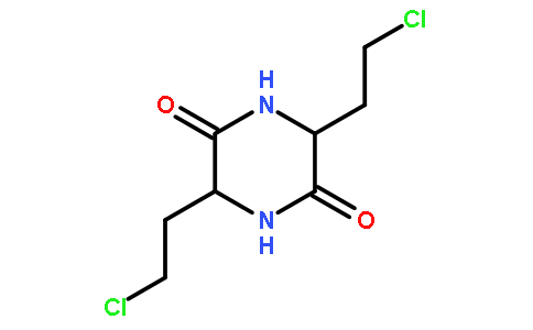3,6-bis(2-chloroethyl)piperazine-2,5-dione