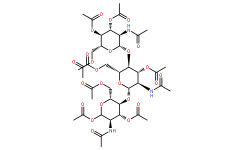 Chitotriose undecaacetate
