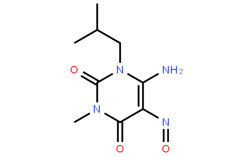 6-Amino-1-isobutyl-3-methyl-5-nitroso-2,4-pyrimidinedione