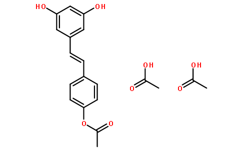 (E)-5-(4-acetoxystyryl)-1,3-phenylene diacetate