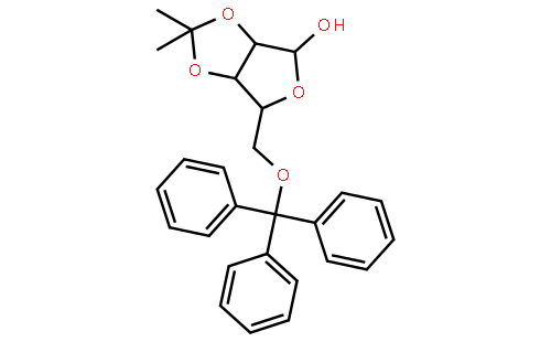 (3aR,4R,6R,6aR)-2,2-Dimethyl-6-((trityloxy)methyl)tetrahydrofuro[3,4-d][1,3]dioxol-4-ol