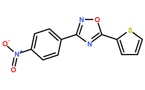 3-(4-Nitrophenyl)-5-(thiophen-2-yl)-1,2,4-oxadiazole