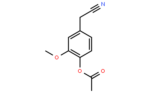 4-(Cyanomethyl)-2-methoxyphenyl acetate