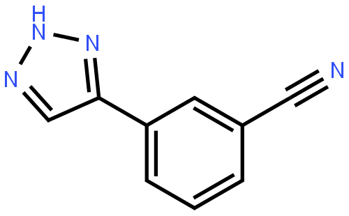 3-(2H-1,2,3-Triazol-4-yl)benzonitrile