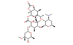 环酯红霉素(cas:55224-05-0)结构式图片
