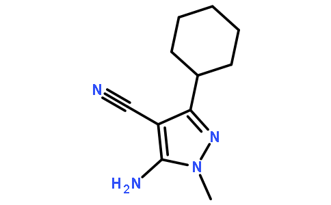 5-氨基-3-环己基-1-甲基-1H-吡唑-4-甲腈
