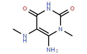 6-amino-1-methyl-5-(methylamino)pyrimidine-2,4(1H,3H)-dione