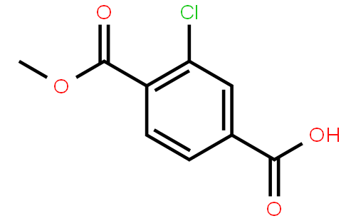 3-Chloro-4-(methoxycarbonyl)benzoic acid