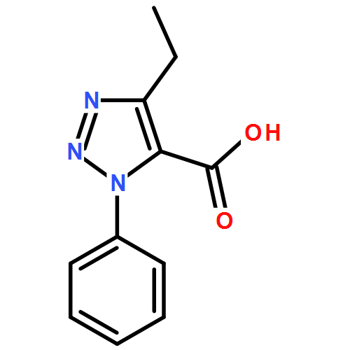 4-ethyl-1-phenyl-1H-1,2,3-Triazole-5-carboxylicacid