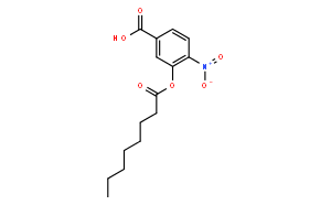 4-Nitro-3-[(1-oxooctyl)oxy]benzoic Acid;NOB