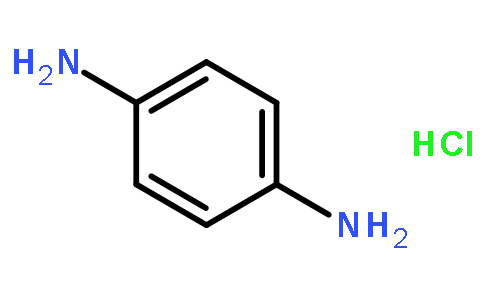 盐酸对苯二胺(cas:55972-71-9) 结构式图片