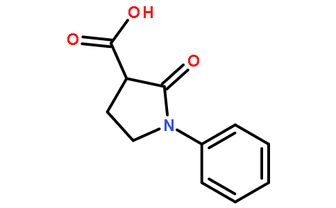 2-oxo-1-phenylpyrrolidine-3-carboxylic acid