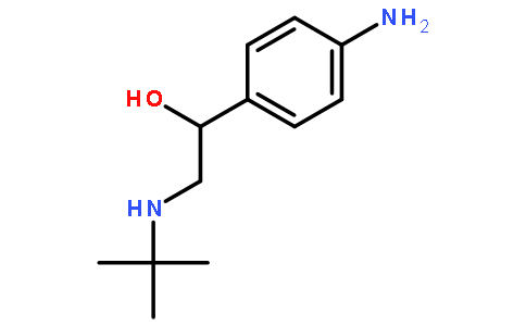 1-(4-aminophenyl)-2-(tert-butylamino)ethanol