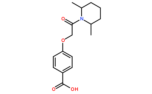 4-(2-(2,6-Dimethylpiperidin-1-yl)-2-oxoethoxy)benzoic acid