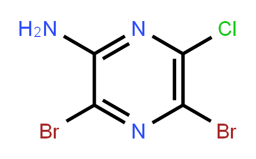 3,5-Dibromo-6-chloropyrazin-2-amine