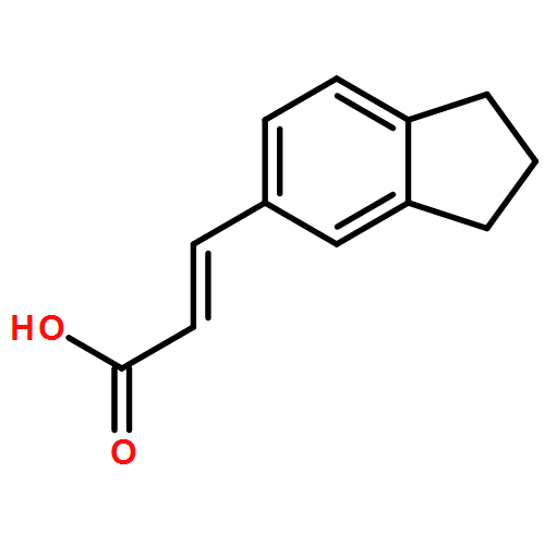 (E)-3-(2,3-dihydro-1H-inden-6-yl)acrylic acid