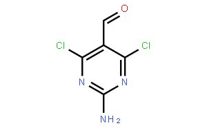 2-amino-4,6-dichloro-pyrimidine-5-carbaldehyde