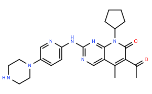 6-Acetyl-8-cyclopentyl-5-methyl-2-[[5-(piperazin-1-yl)pyridin-2-yl]amino]-8H-pyrido[2,3-d]pyrimidin-7-one
