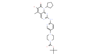 4-[6-[(6-Bromo-8-cyclopentyl-7,8-dihydro-5-methyl-7-oxopyrido[2,3-d]pyrimidin-2-yl)amino]-3-pyridinyl]-1-piperazinecarboxylic acid 1,1-dimethylethyl ester