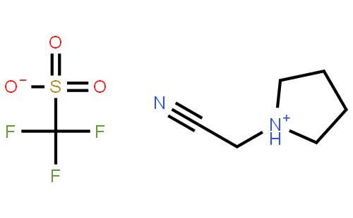 1-(cyanomethyl)pyrrolidinium trifluoromethanesulfonate
