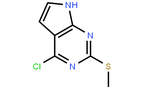 4-Chloro-2-(methylthio)-7H-pyrrolo[2,3-d]pyrimidine