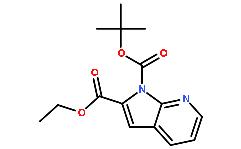 1-tert-butyl 2-ethyl 1H-pyrrolo[2,3-b]pyridine-1,2-dicarboxylate