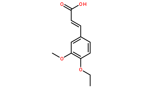 4-乙氧基-3-甲氧基肉桂酸