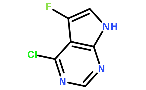 4-Chloro-5-fluoro-7H-pyrrolo[2,3-d]-pyrimidine
