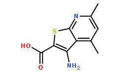 3-氨基-4,6-二甲基噻吩并[2,3-b]吡啶-2-羧酸