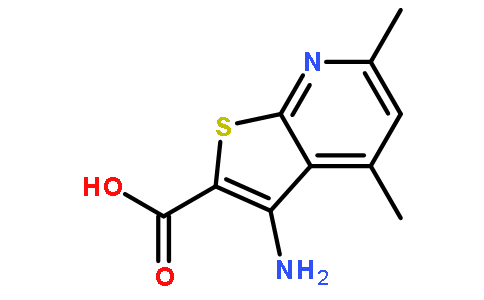 3-Amino-4,6-dimethylthieno[2,3-b]pyridine-2-carboxylic acid