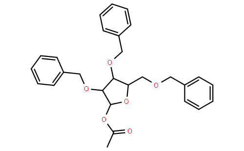 1-乙酰氧基-2,3,5-三苄氧基-D-呋喃核糖