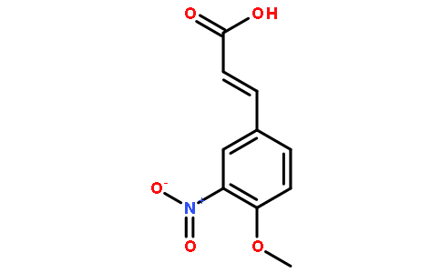 3-(4-methoxy-3-nitrophenyl)prop-2-enoic acid