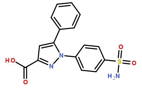 5-phenyl-1-(4-sulfamoylphenyl)-1H-pyrazole-3-carboxylic acid