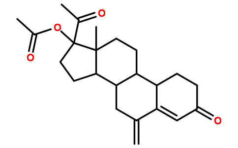 17-hydroxy-6-methylene-19-norpregn-4-ene-3,20-dione 17-acetate