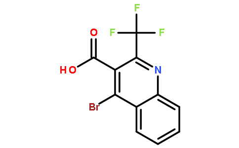 4-bromo-2-(trifluoromethyl)quinoline-3-carboxylic acid