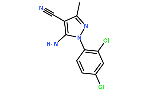 5-Amino-1-(2,4-dichlorophenyl)-3-methyl-1H-pyrazole-4-carbonitrile