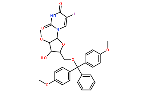 5'-O-[Bis(4-methoxyphenyl)phenylmethyl]-5-iodo-2'-O-methyl-uridine