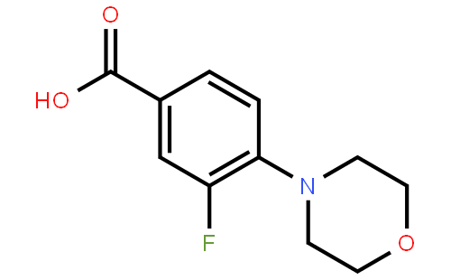 3-Fluoro-4-morpholinobenzoic Acid