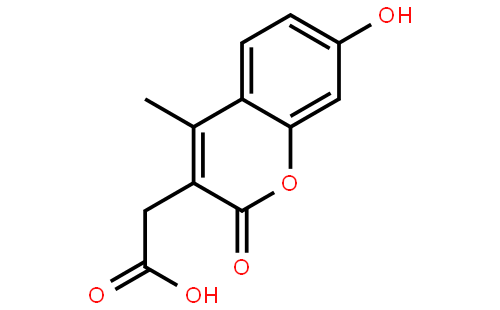 7-Hydroxy-4-methyl-3-coumarinylacetic acid
