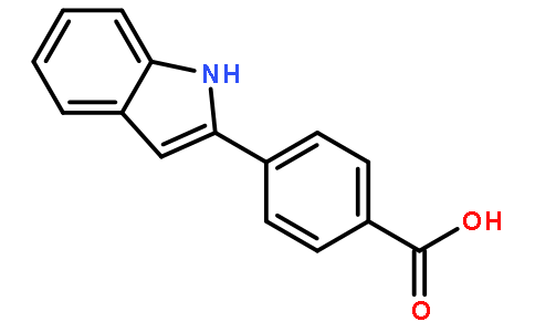 2-(4-carboxy-phenyl)-aza-indene